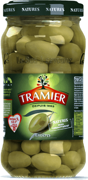 Tramier Olive Verte Entiere 170g 